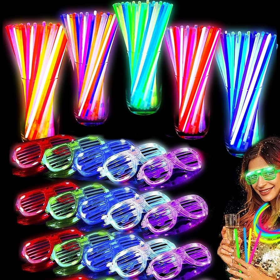 Amazon.com: 125 Pack Glow in the Dark Party Supplies with