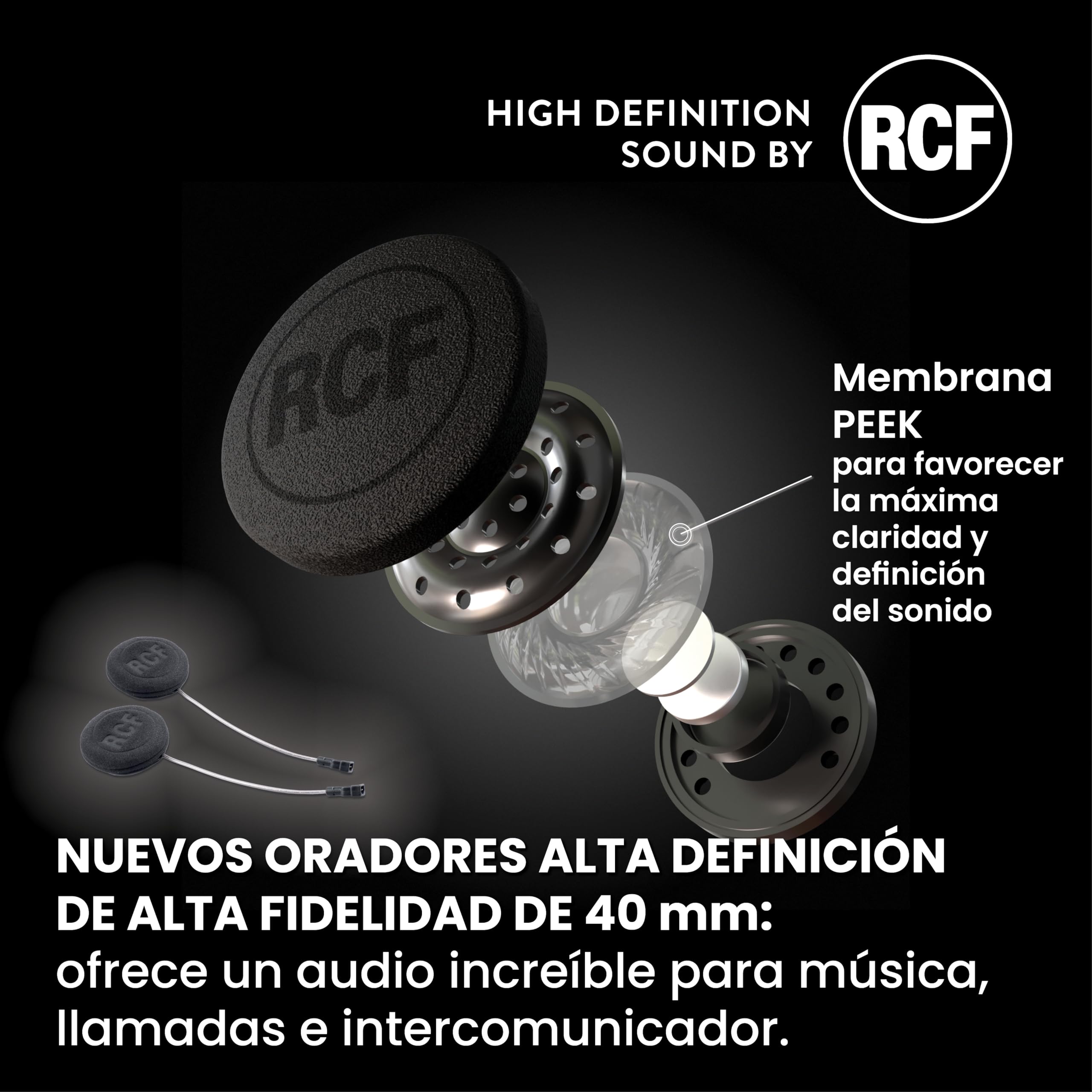 Midland - Intercomunicador Casco Moto Bluetooth Único BTR1, Auriculares Moto Inalámbricos Impermeables IPX6, Alcance 800m, Conferencia 4 Personas, Batería 23H, Conexión GPS/Música, Conforme ECE 22.06