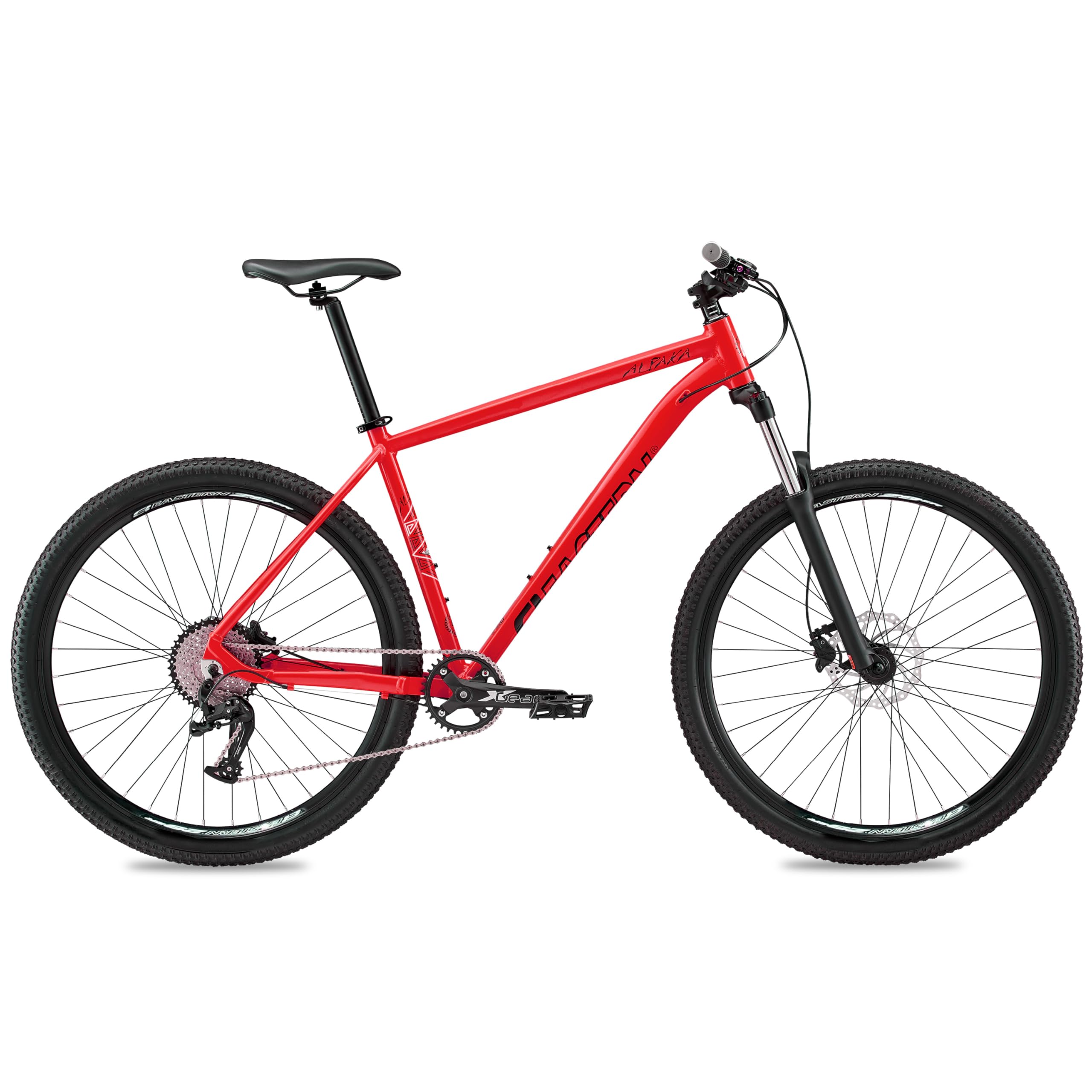 Alpaka 29" Lightweight MTB Mountain Bike, 9-Speed, Hydraulic Disc Brakes, Front Suspension Available in 4 Frame Sizes.