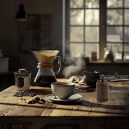 Miniatura 5 de LaModaHome Molinillo manual de cobre para granos de café árabes griegos turcos y sal de pimienta de especias, latón