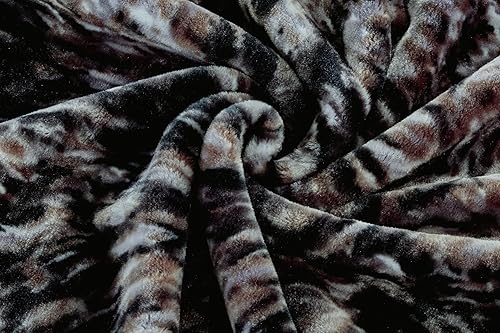 Vista 80 de Chezmoi Collection Manta pesada de una sola capa, 9 libras, estilo coreano, de visón Raschel, gruesa y sedosa, 26.46 oz/m², 85 x 95 pulgadas