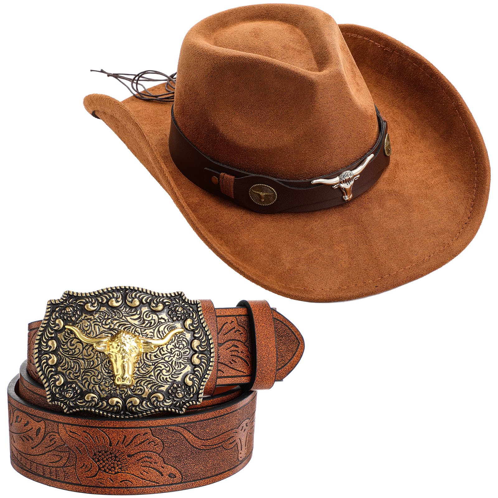 Chicingyou Cowboy Hat Belt