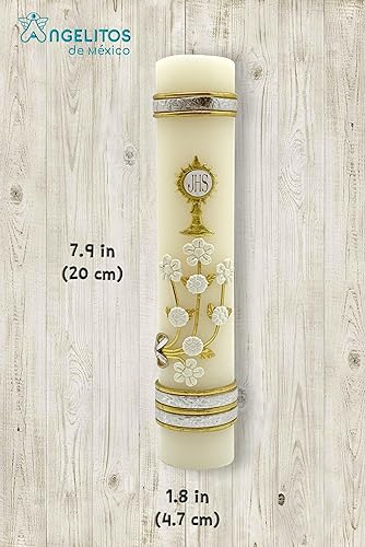 Miniatura 3 de Angelitos de Mexico Vela para la Primera Comunión - Cirio para Primera Comunion