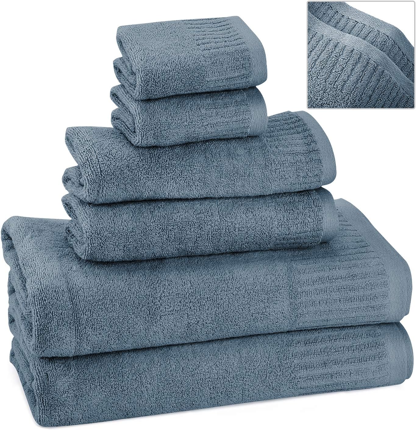 Bath Towels Towel Sets Washcloths 100 Cotton No Lint No