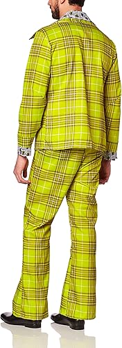 Miniatura 3 de Traje de ocio a cuadros de los años 70 para adultos Multi