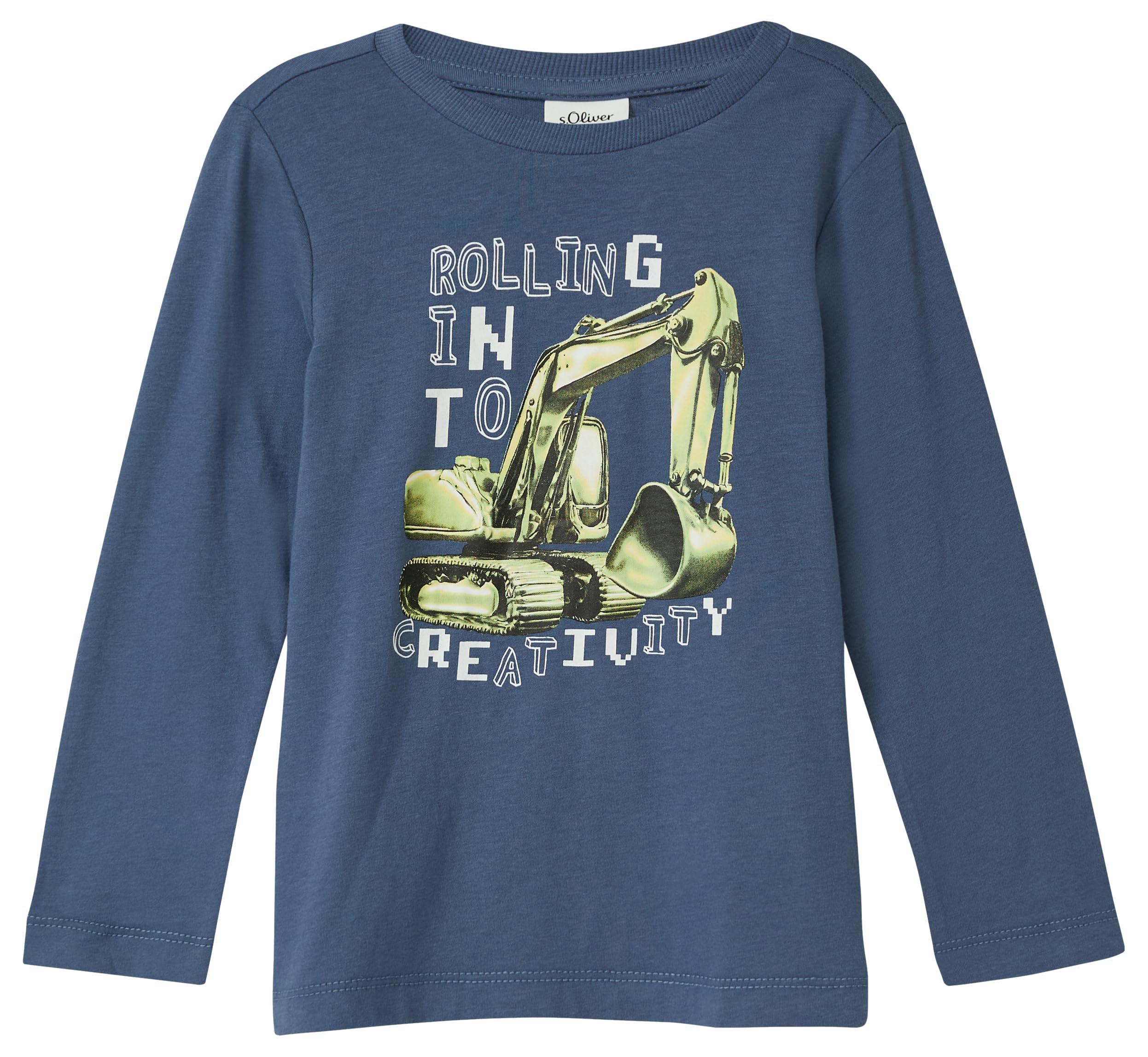 s.Oliver Langarm-Shirt mit Frontprint