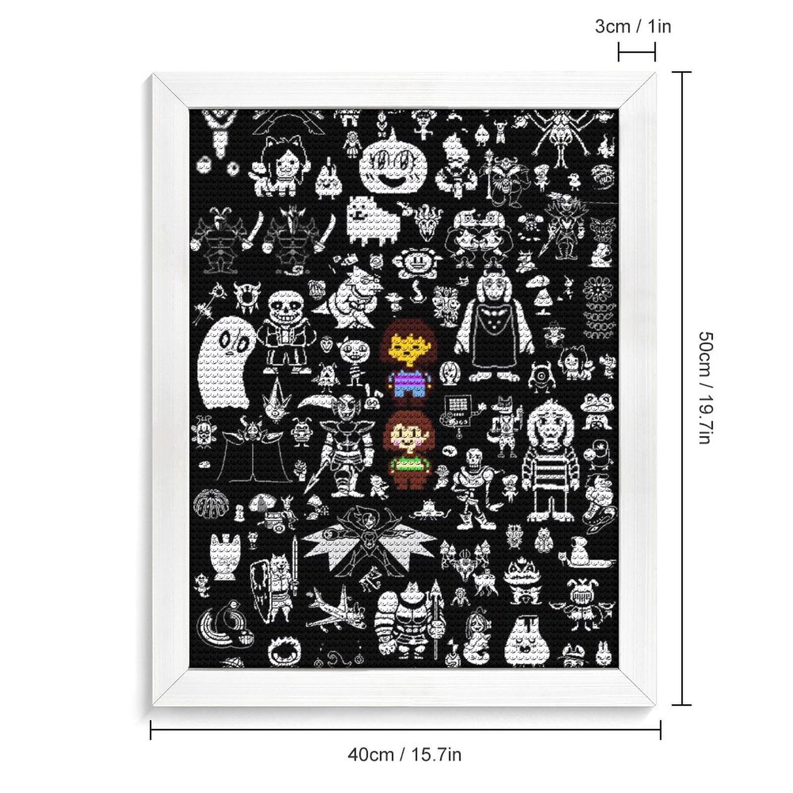 Amazon | アンダーテール ゲーム キャラ ダイヤモンドアート 5D ビーズ