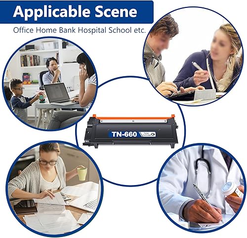 Miniatura 6 de TN660 Cartucho de tóner de alto rendimiento de repuesto para Brother TN 660 TN630 para usar con impresora HL-L2300D HL-L2380DW HL-L2320D DCP-L2540DW