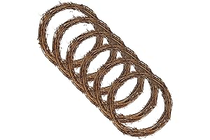 Marrywindix Grapevine Wreath Set: Natural Crafting Embellishments for Festivities and Decor