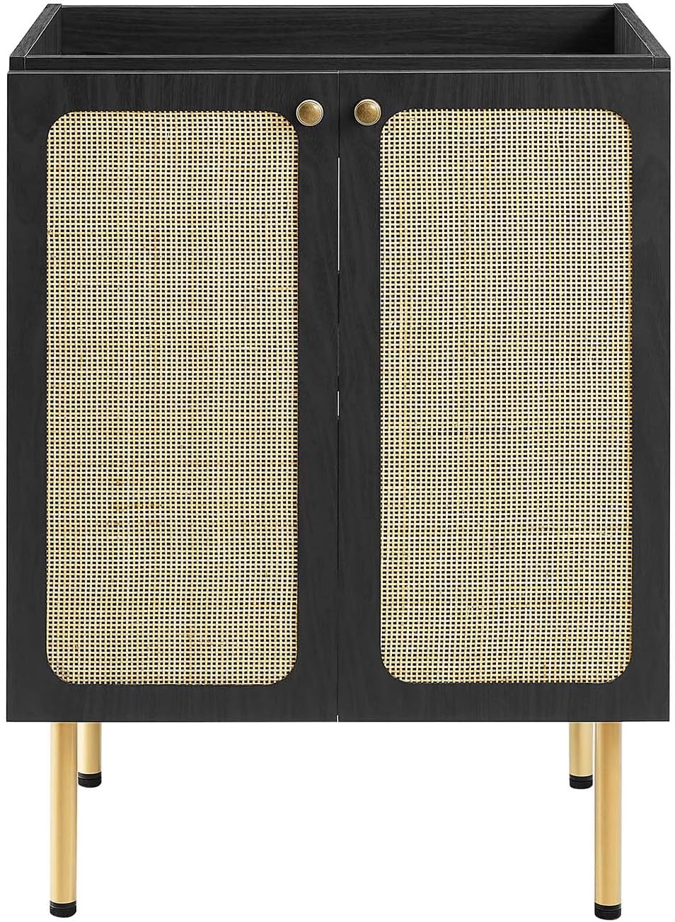 Modway EEI-6601-BLK Chaucer 24" Bathroom Vanity Cabinet (Sink Basin Not Included), Black