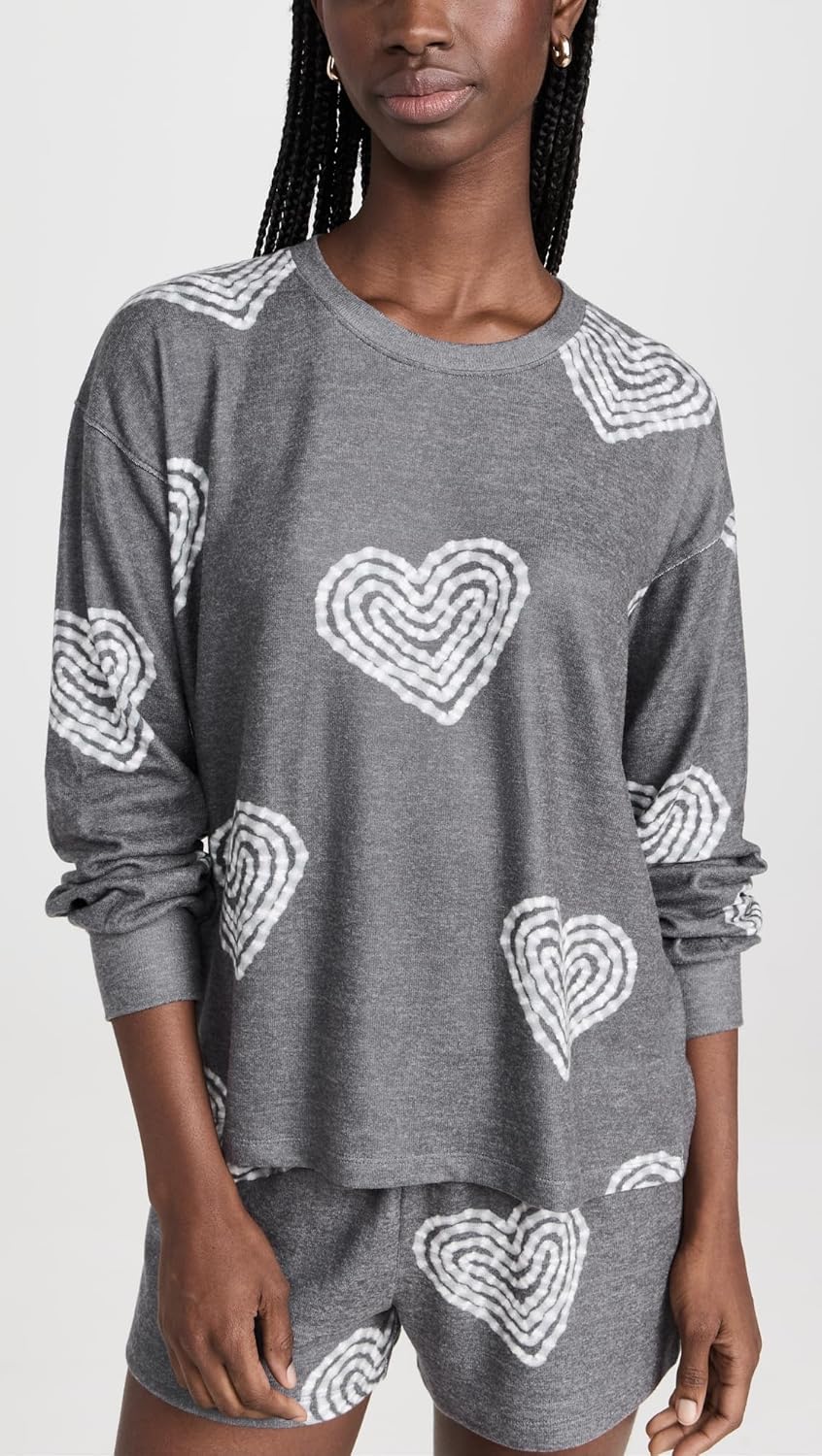 PJ Salvage Womens Loungewear Bless Your Heart Long Sleeve Top - Image 2