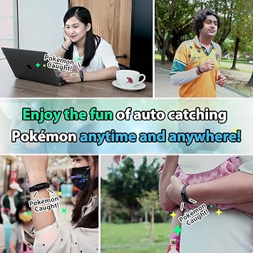Brook Pocket Auto Catch Plus with Keychain - Upgraded Version of Auto Catch, Auto Spin, Catching pocket monsters, Collecting Items, Wristband Bracelet Auto Catcher Accessory [Exclusive Version]