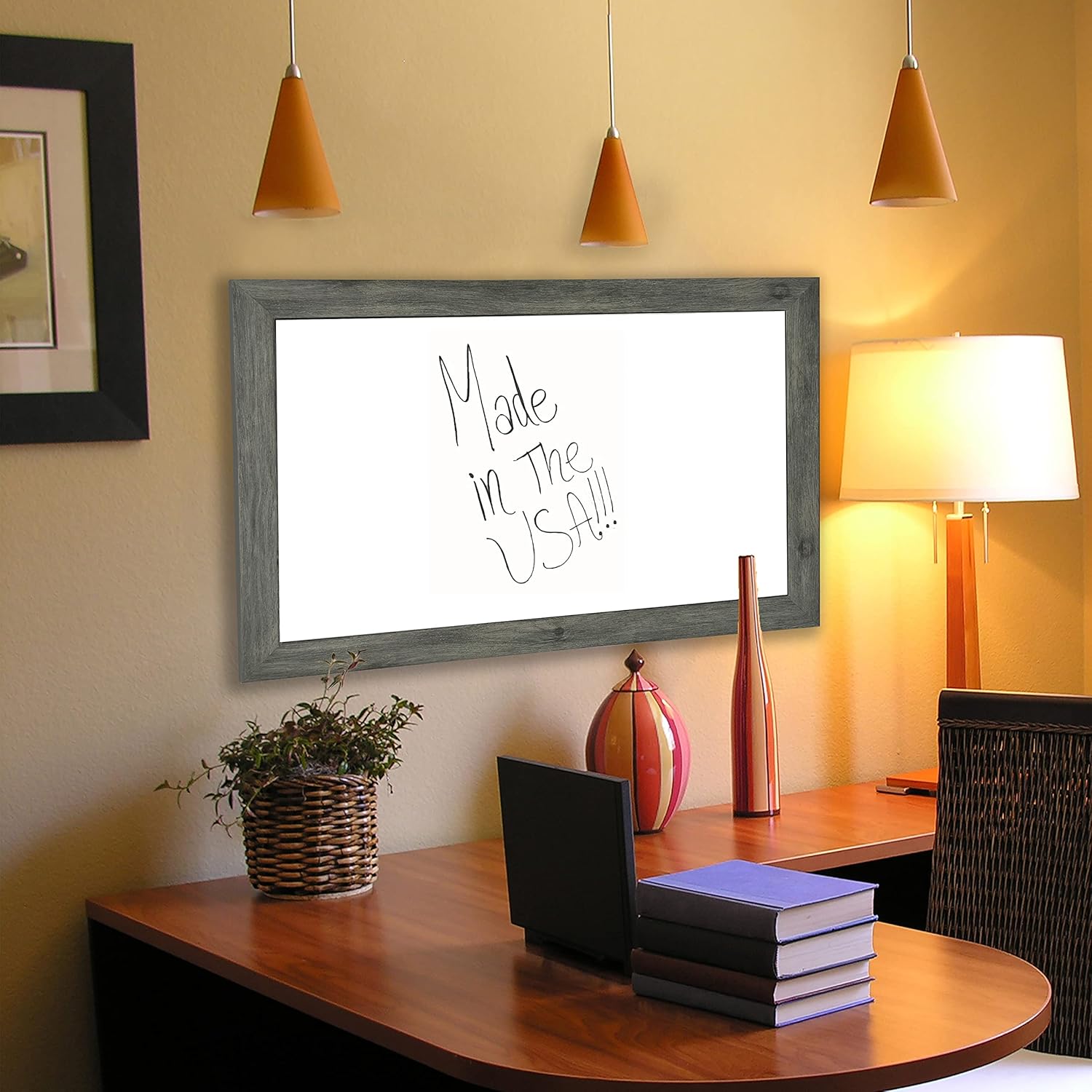 Rayne Mirrors American Made Rayne Grey Dry Erase Board