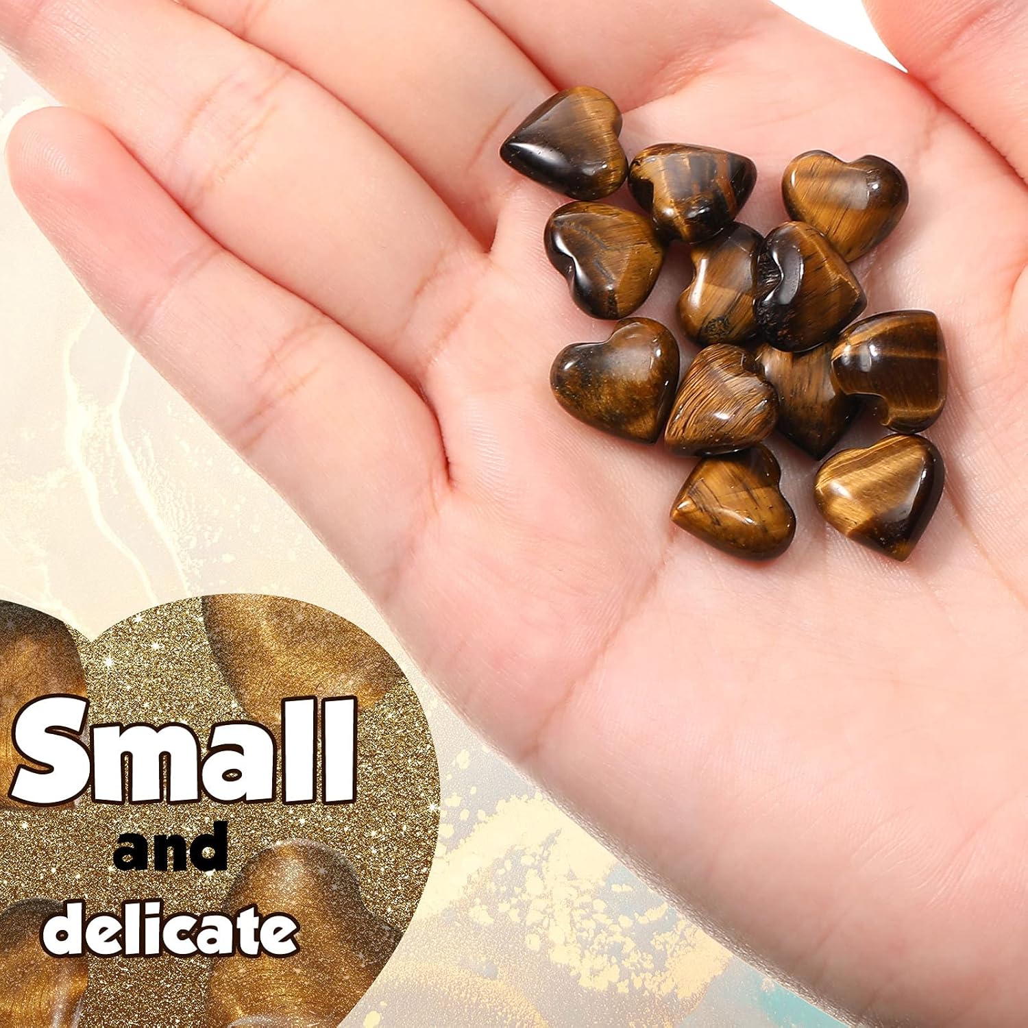 12 Pieces Rose Quartz Crystal Mini Crystals Small Crystals Healing