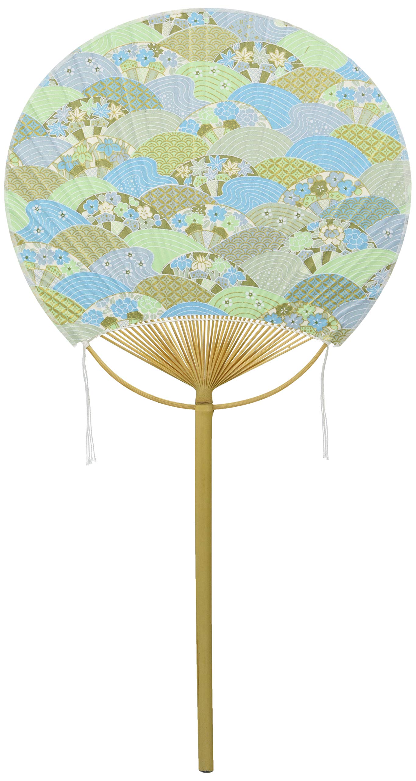 Shikoku Group Fan, Unisex, Approx. 8.7 x 16.5 inches (22 x 4