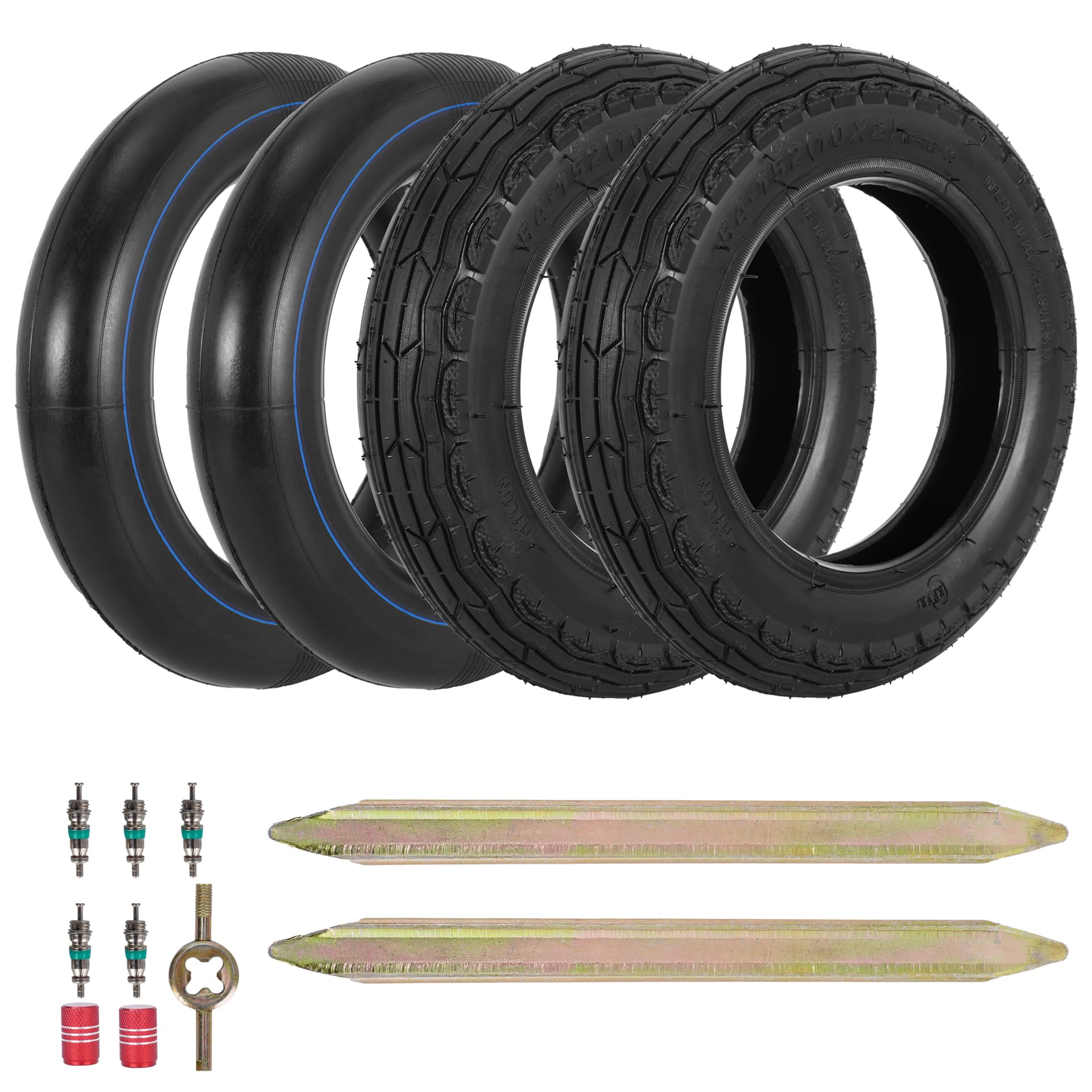 View 1 of 10x2 Electric Scooter Tire and Inner Tube 2-Pack