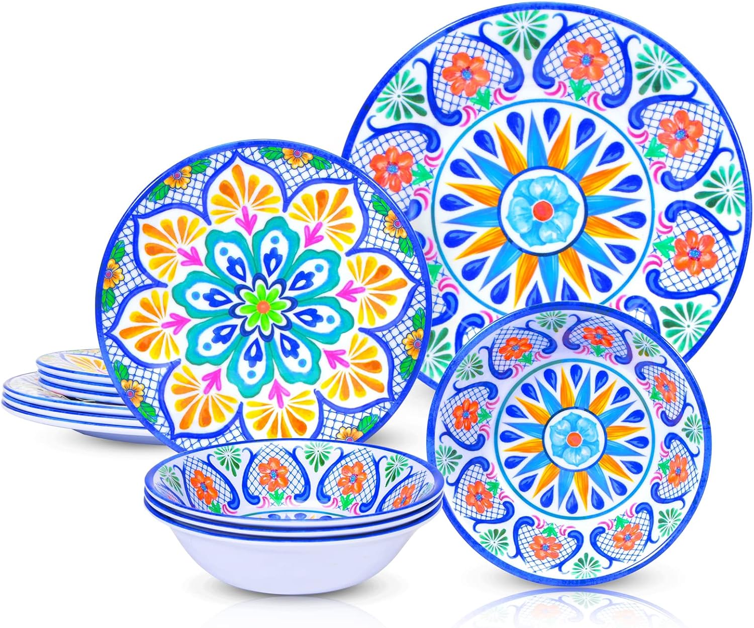 Melamine Dinnerware sets Bisphenol Afree,Dishwasher Safe