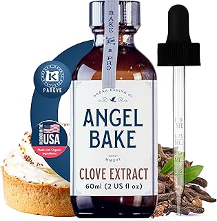 Pure Clove Extract for Baking and Mixology- Premium Natural Flavoring for Cooking & Beverages - Kosher, Keto Friendly, Vegan, Gluten-Free Flavoring - (2 Oz Extract with Latex-Free Dropper)