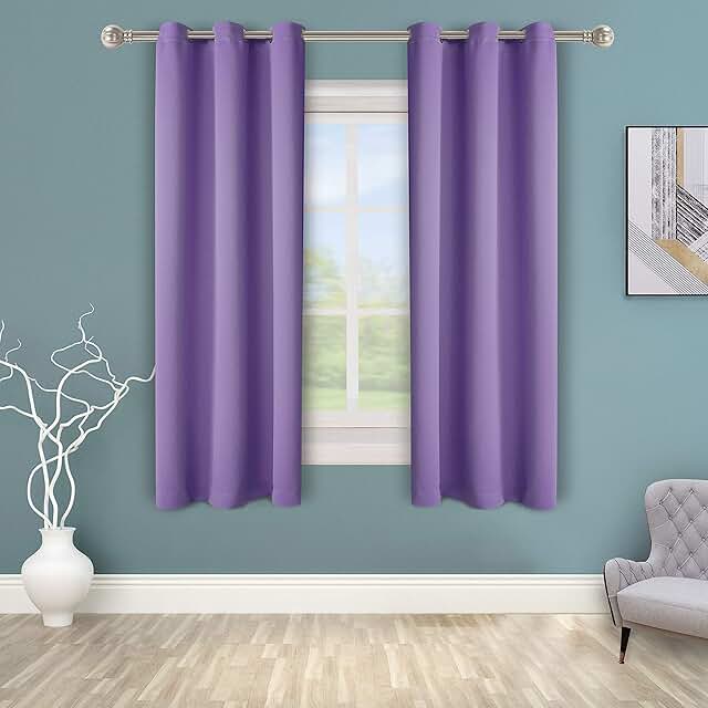 Amazon.co.uk lilac curtain