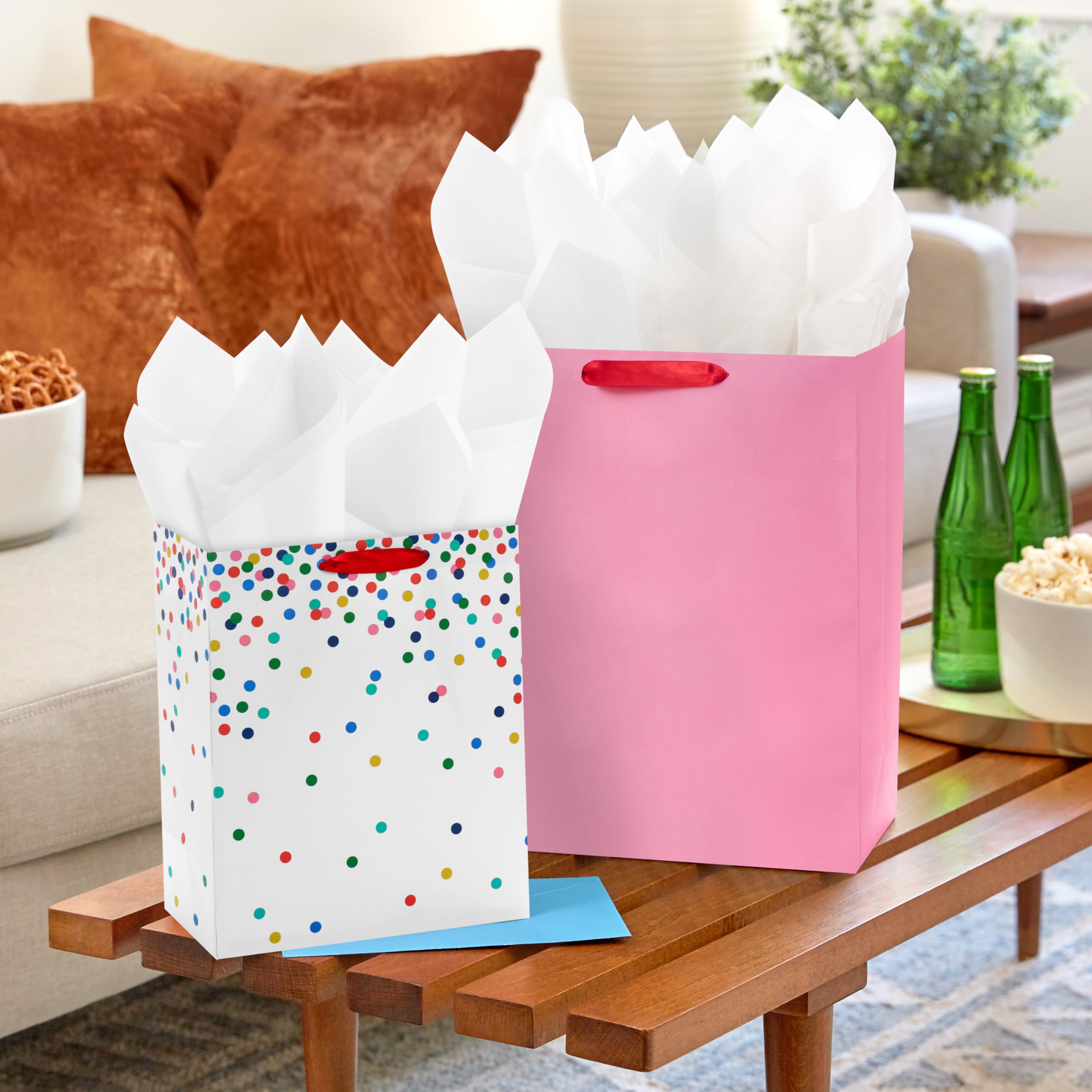 Hallmark Holiday Gift Bag Assortment (8 Bags: 4 Medium 9", 4 Large 13"), 1 count (Pack of 8) - Image 2