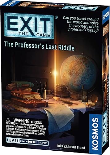 SALIDA: El último acertijo del profesor | Escape Room| Brainteasers | Resolución de misterios | Búsqueda del tesoro | Juego de Kosmos | Sala de