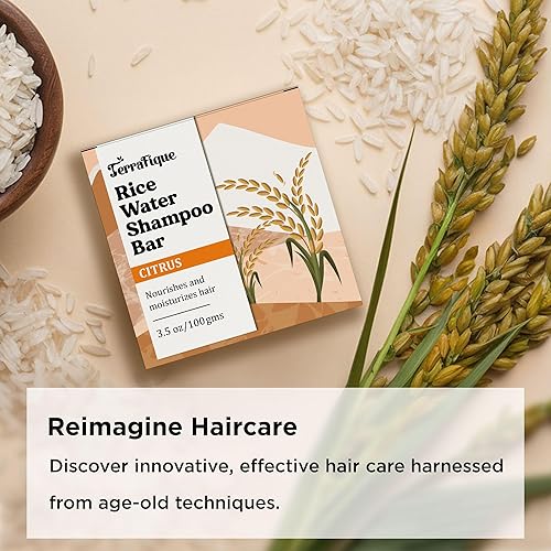 Miniatura 2 de Barra de champú de agua de arroz, limpia, fortalece, champú en barra para adelgazar el cabello, seguro para el color, jabón de viaje, contiene