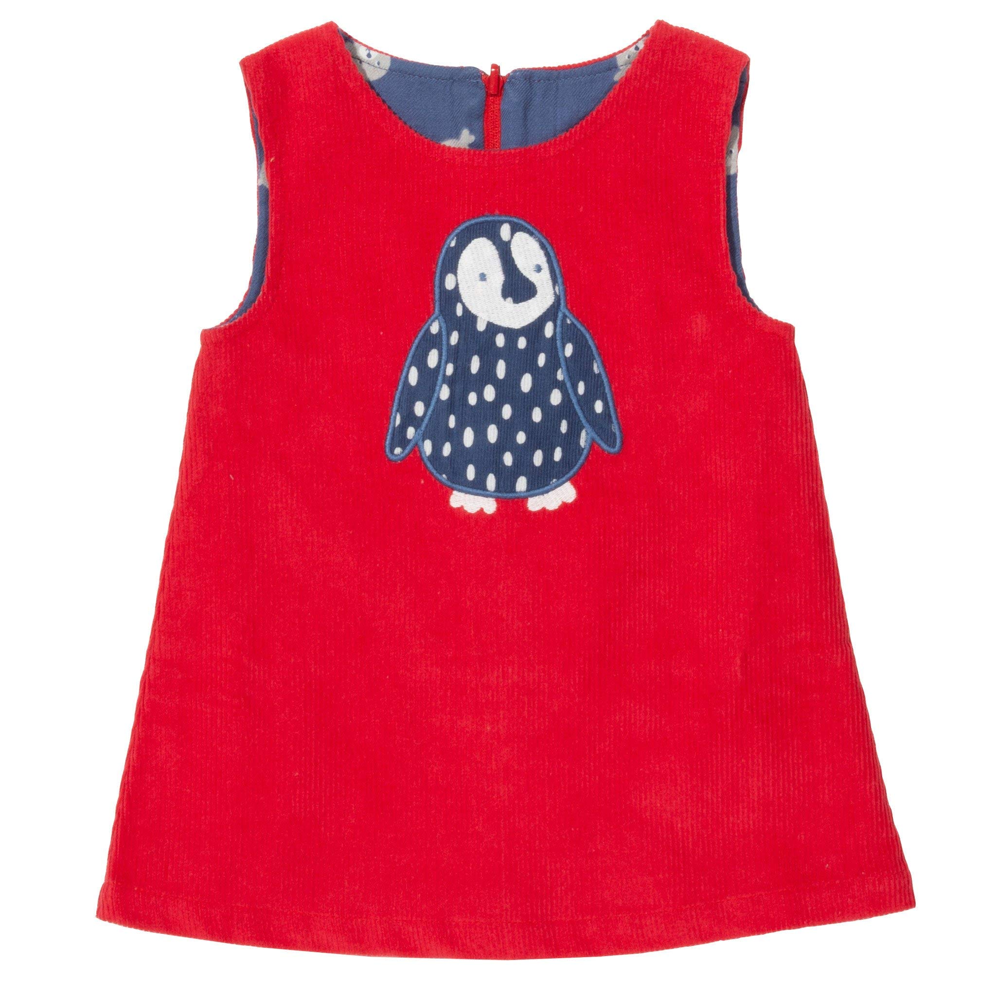 Kite Clothing Red Kite Baby Penguin Dress | Organic | | Newborn-24 Months
