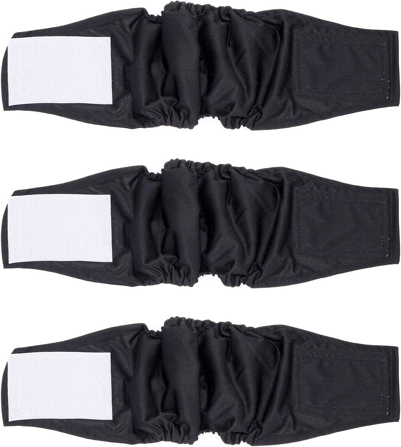 Belly Bands for Male Dogs, Reusable Washable Dog Diapers High Absorbing Wrap Diapers, (3Pcs, XL, Denim Color, Purple, Black), Intended for Male Small Doggie/Puppies Training