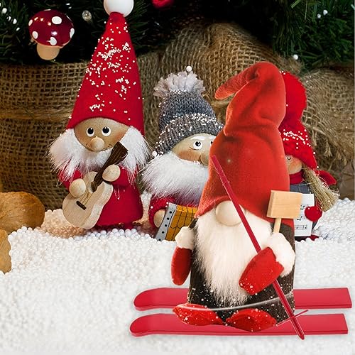 Miniatura 3 de 2 juegos de decoración de trineo de Navidad, mesa de Navidad, trineo de madera, trineo de escritorio, fiesta de Navidad, juguete de trineo, adorno