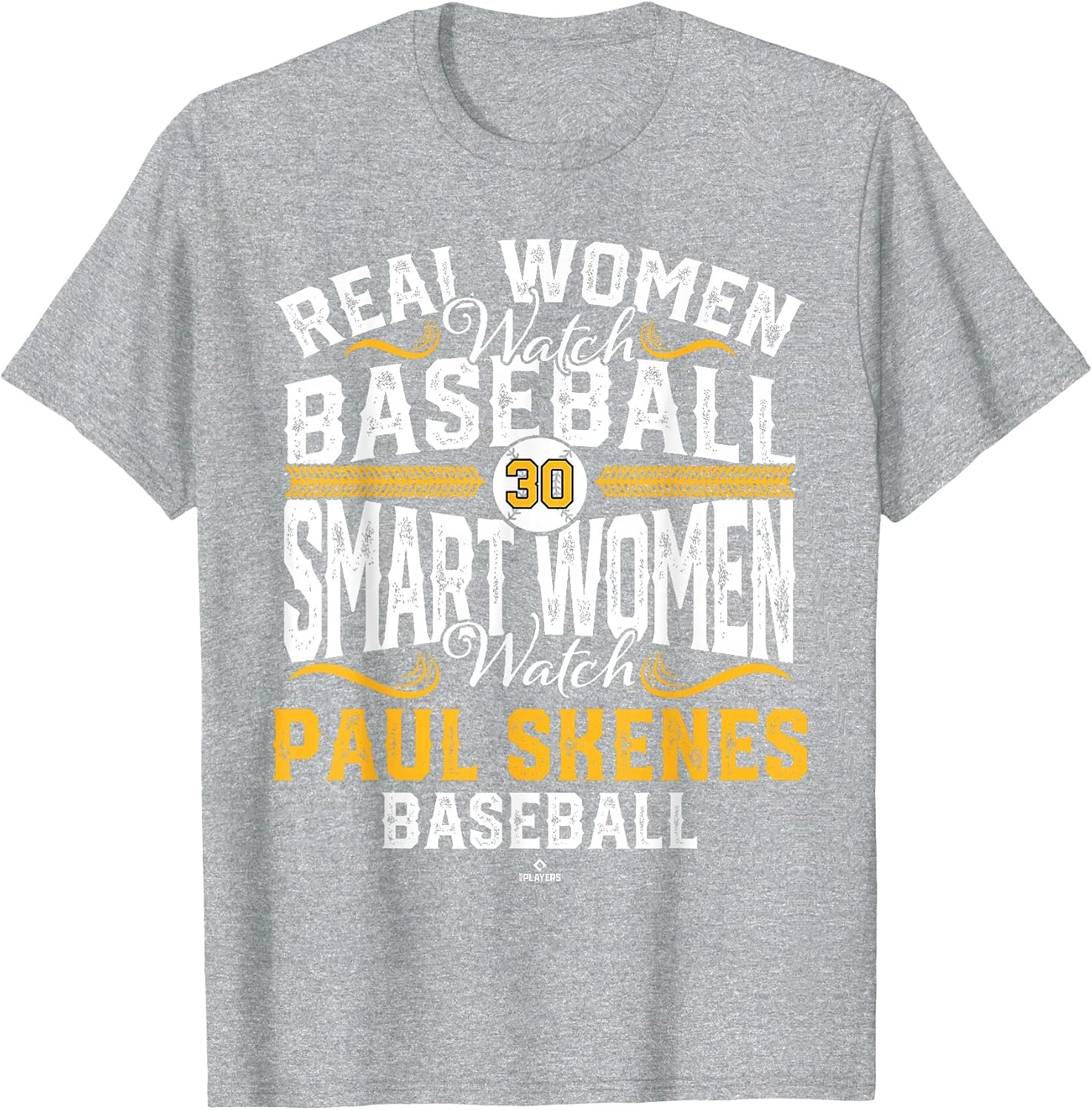 Smart Women Watch Paul Skenes Pittsburgh Baseball MLBPA T-Shirt image 5