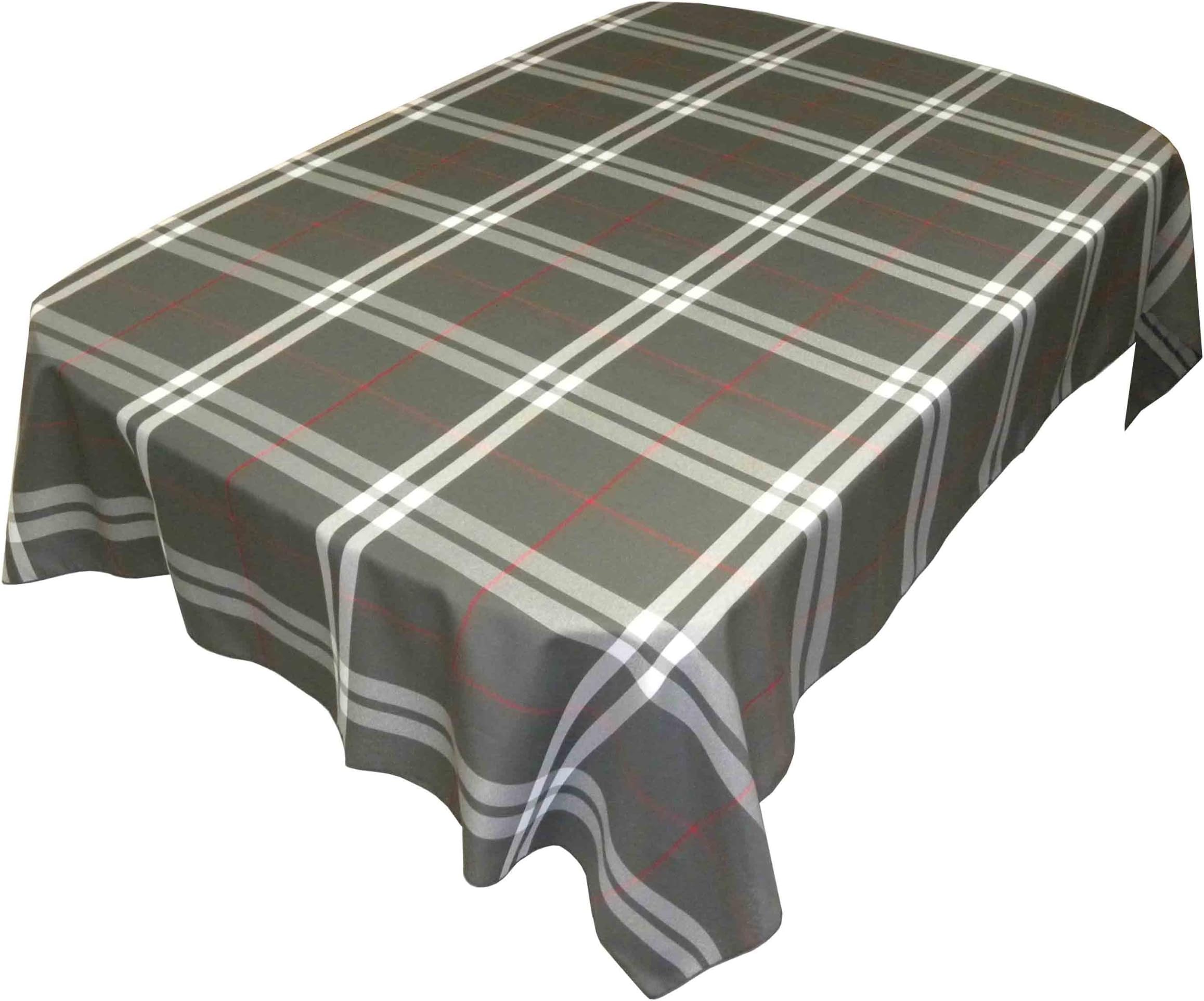 MYLES 60" x 84", Urban Plaid Oblong Tablecloth, Brand