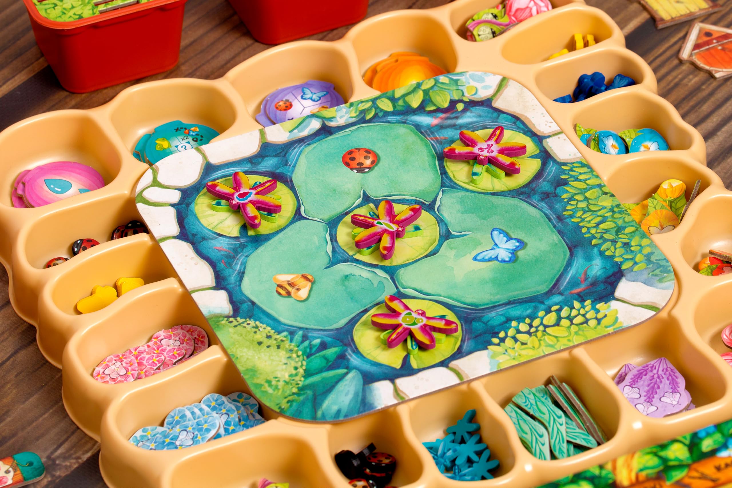 Asmodee - Pergola, Jeu de Société Thème Jardinage, Jeu Placement de Tuiles