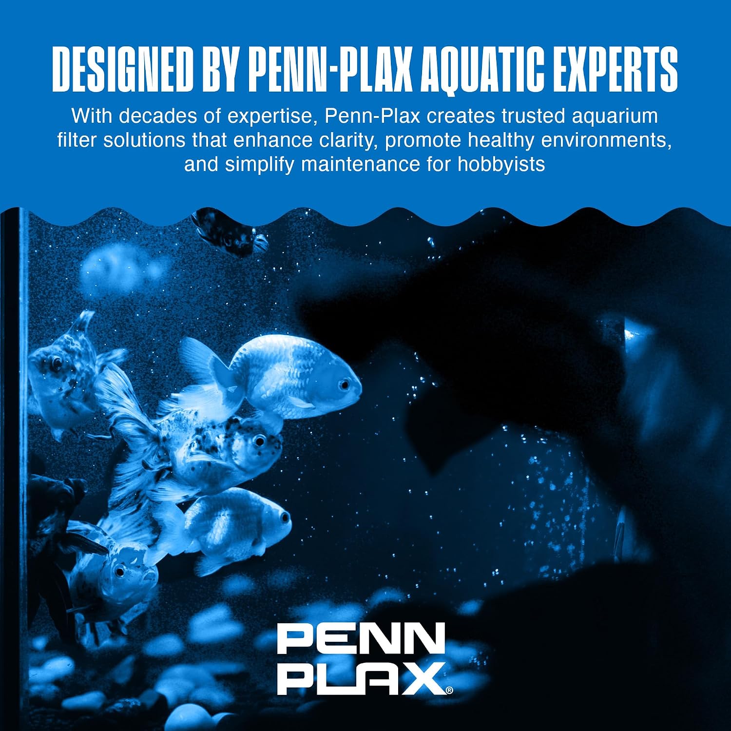 Penn-Plax Cascade 600 Replacement Bio-Sponge - 1 Pack Aquarium Filter Sponge for CIF3 Submersible Internal Media Filter - Easy-to-Clean - Freshwater & Saltwater Aquariums - Black, 2.5 x 3 x 5.5 Inches