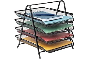 Mind Reader 4-Tier Desk Organizer: Maximize Workspace Efficiency and Style
