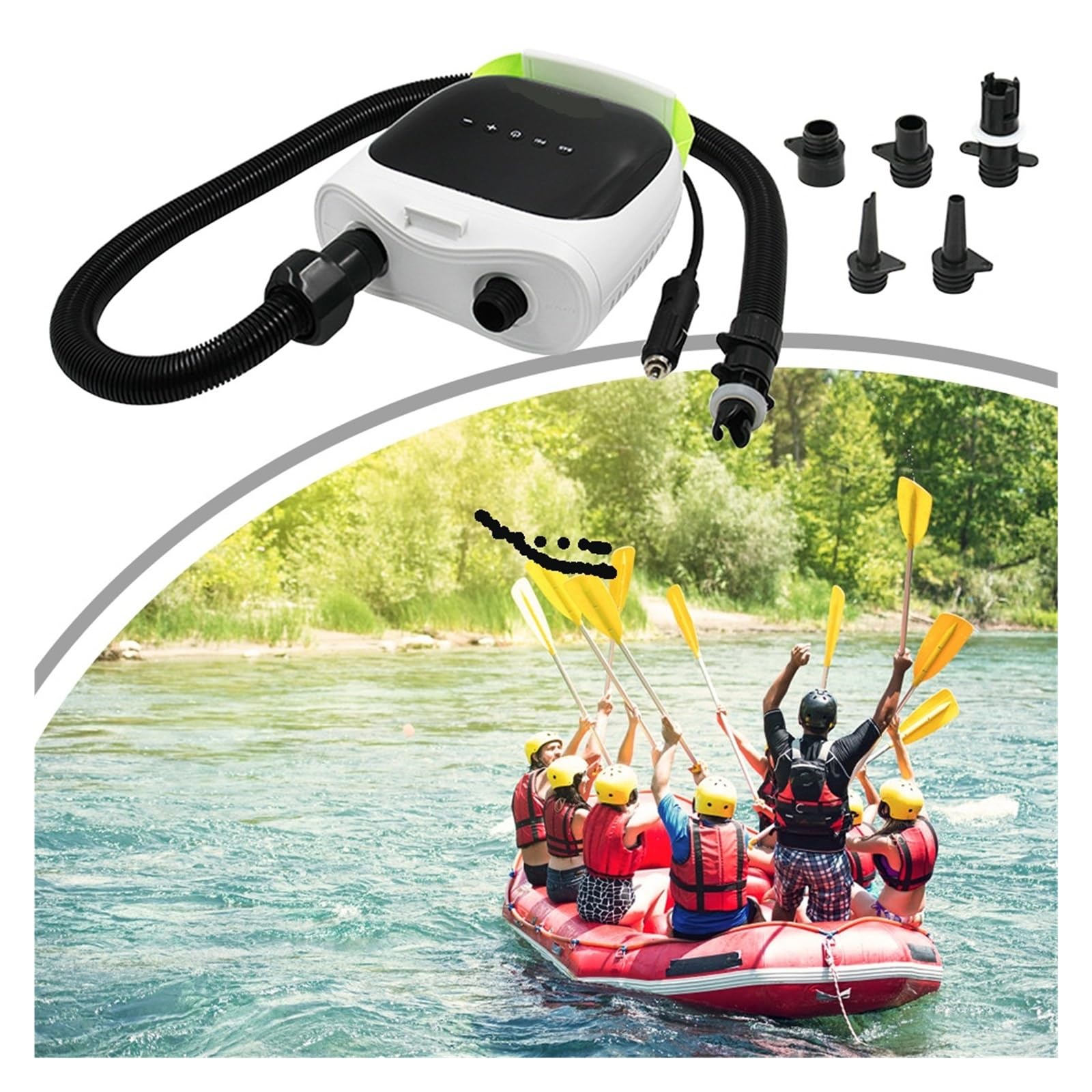 Pompe À Air Électrique, Pompe à air électrique 20 PSI for paddle gonflable, gonfleur à arrêt automatique