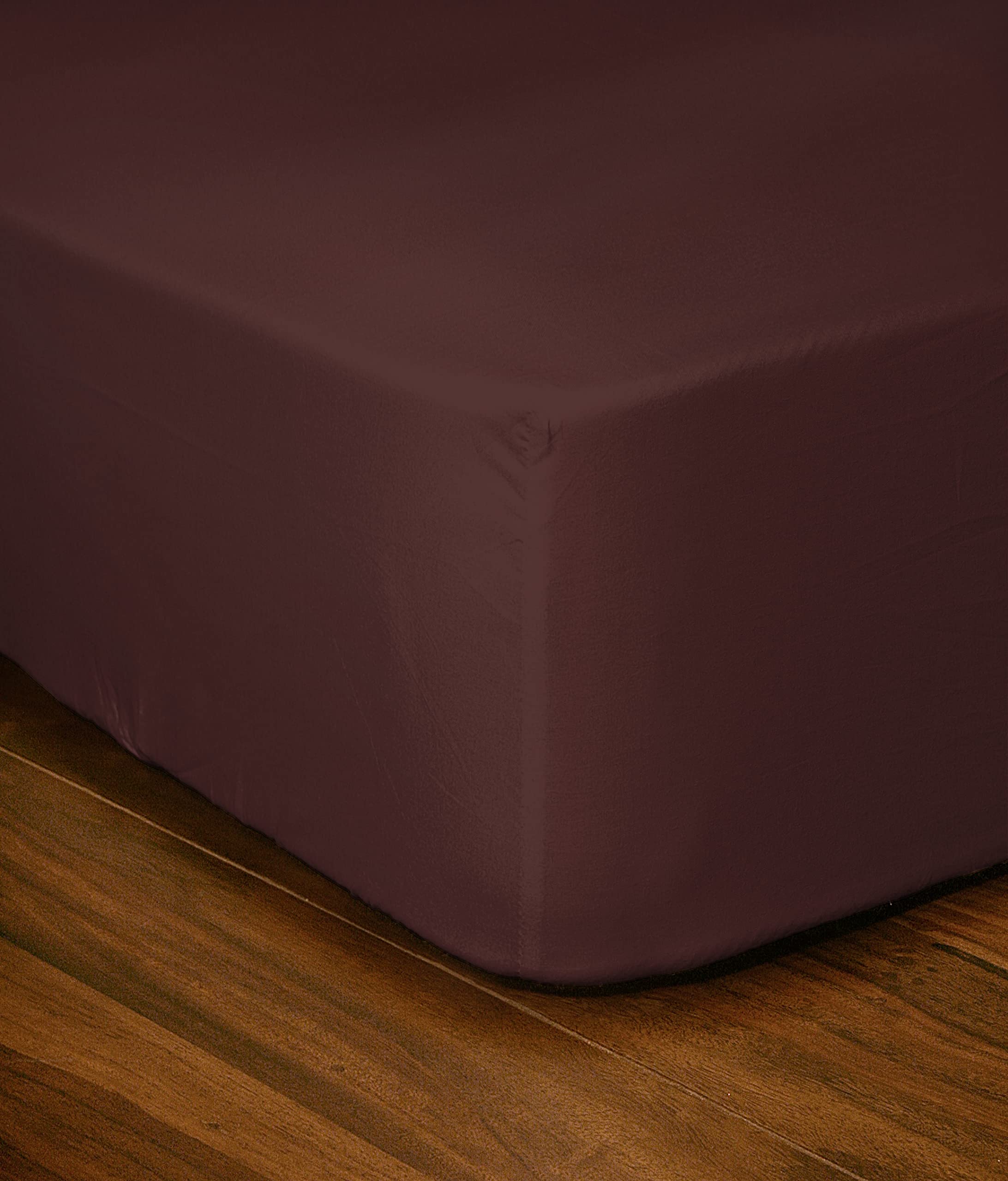 Home Linge Passion Prześcieradło czekoladowe 140 x 190 +25 cm 100% Bawełna 57 wątków (Label Oeko-Tex)