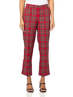 Tommy Hilfiger Womens Tartan Plaid Hampton Pants