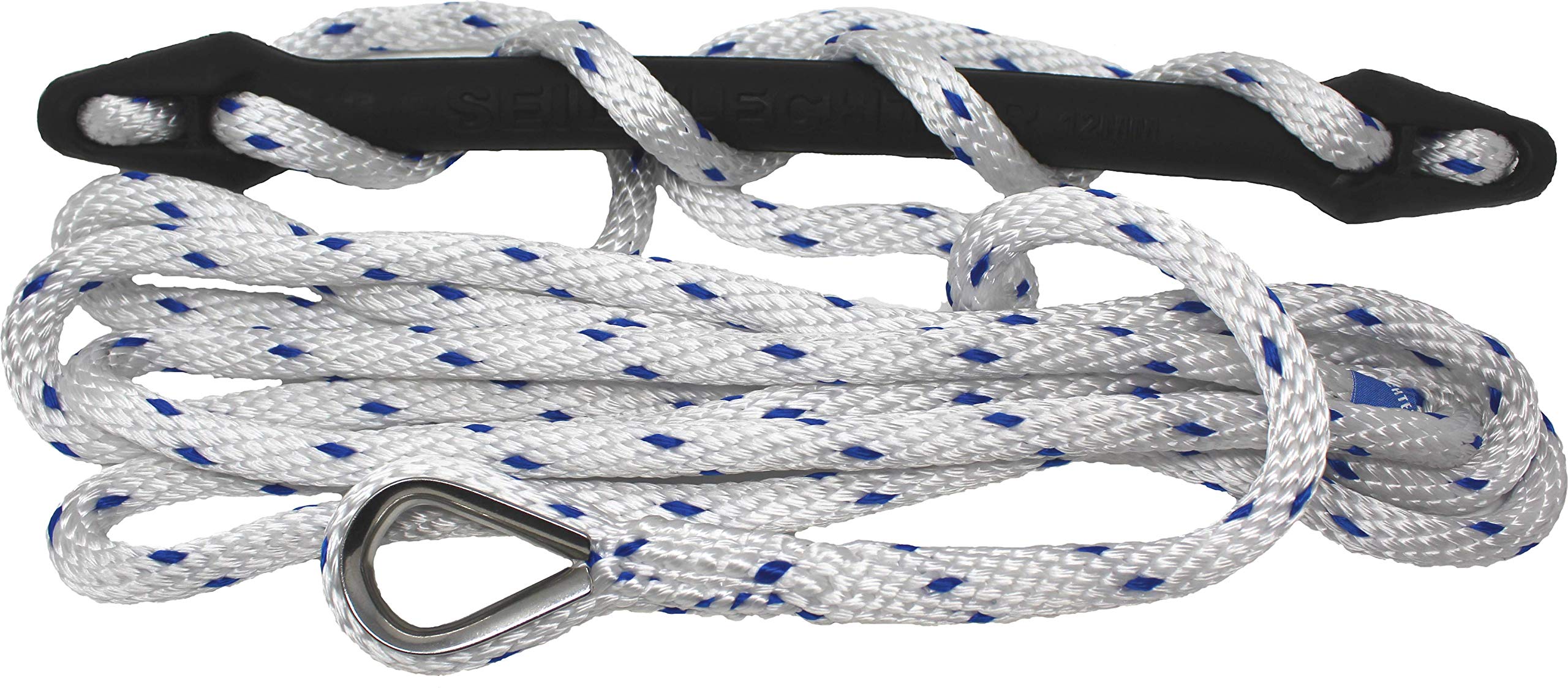 SEILFLECHTER - Birotex®-Festmacher mit Ruckdämpfer | Sorgt für einen hohen Liegekomfort in Gr. 2, Ø 16 mm, 5 m, mit Nirokausche