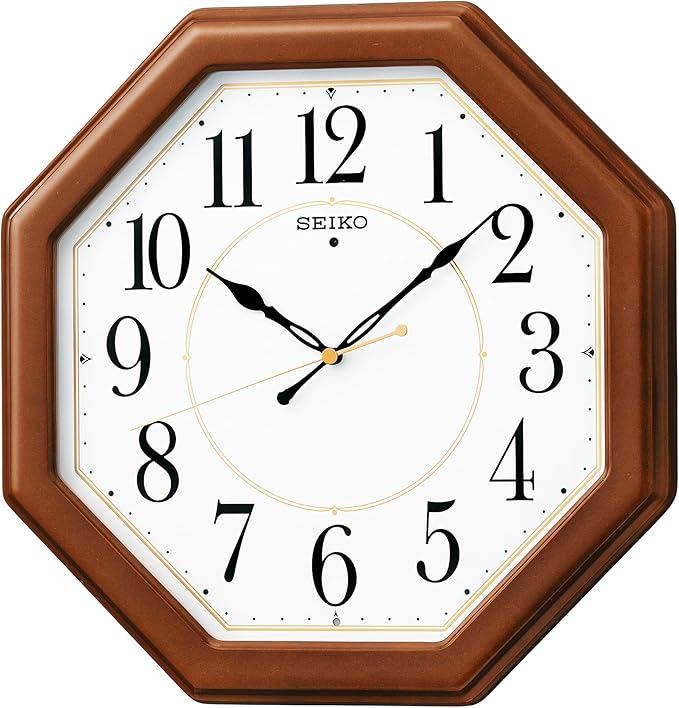 SEIKO CLOCK ( Seiko clock ) wooden frame Standard radio