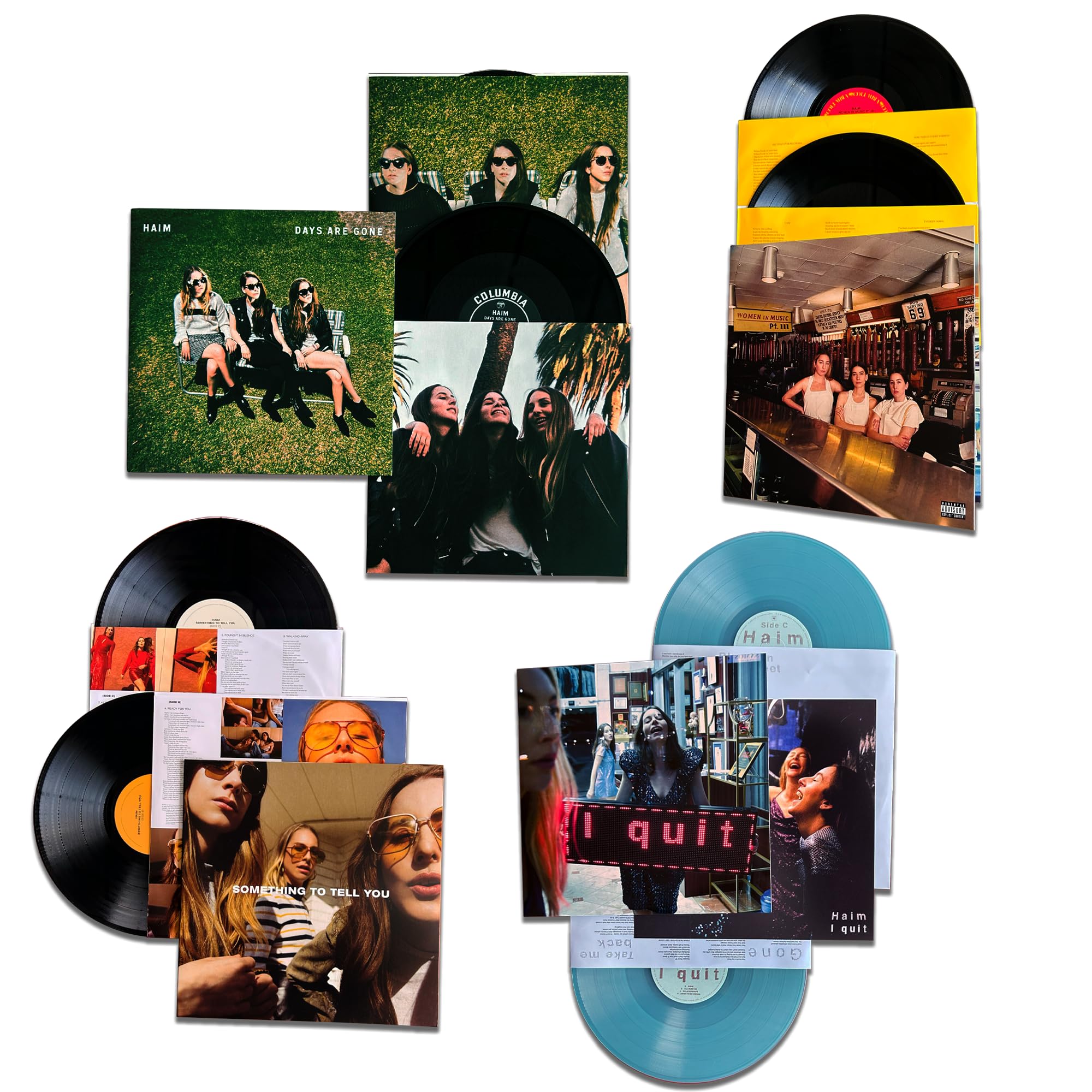 HAIM Complete Discography Collection : Days Are Gone / Something to Tell You / Women in Music Pt. III / I Quit