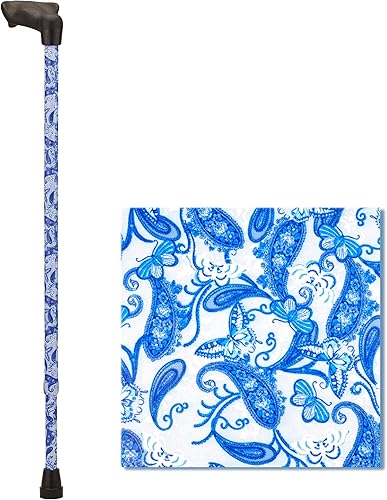 Miniatura 10 de NOVA Palm Grip - Bastón ortopédico para mano izquierda, ligero y ajustable, diseño de rosas