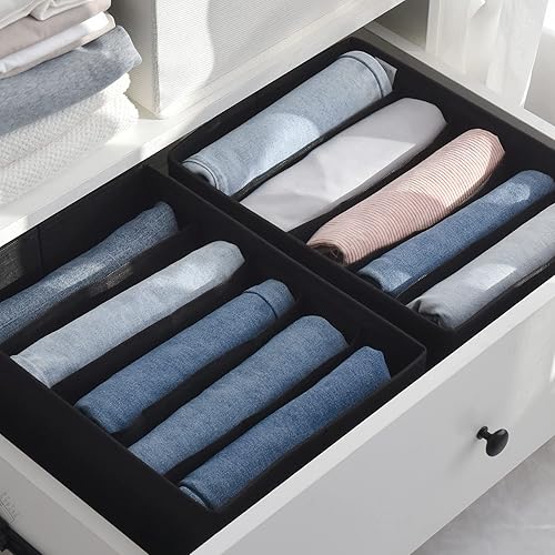 Miniatura 10 de GRANNY SAYS Organizador de ropa para armario, organizadores de cajones para ropa, organizadores de armario y almacenamiento, organizador de jeans