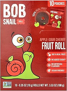 Bob Snail Apple Sour Cherry Fruit Rolls, 120 GR