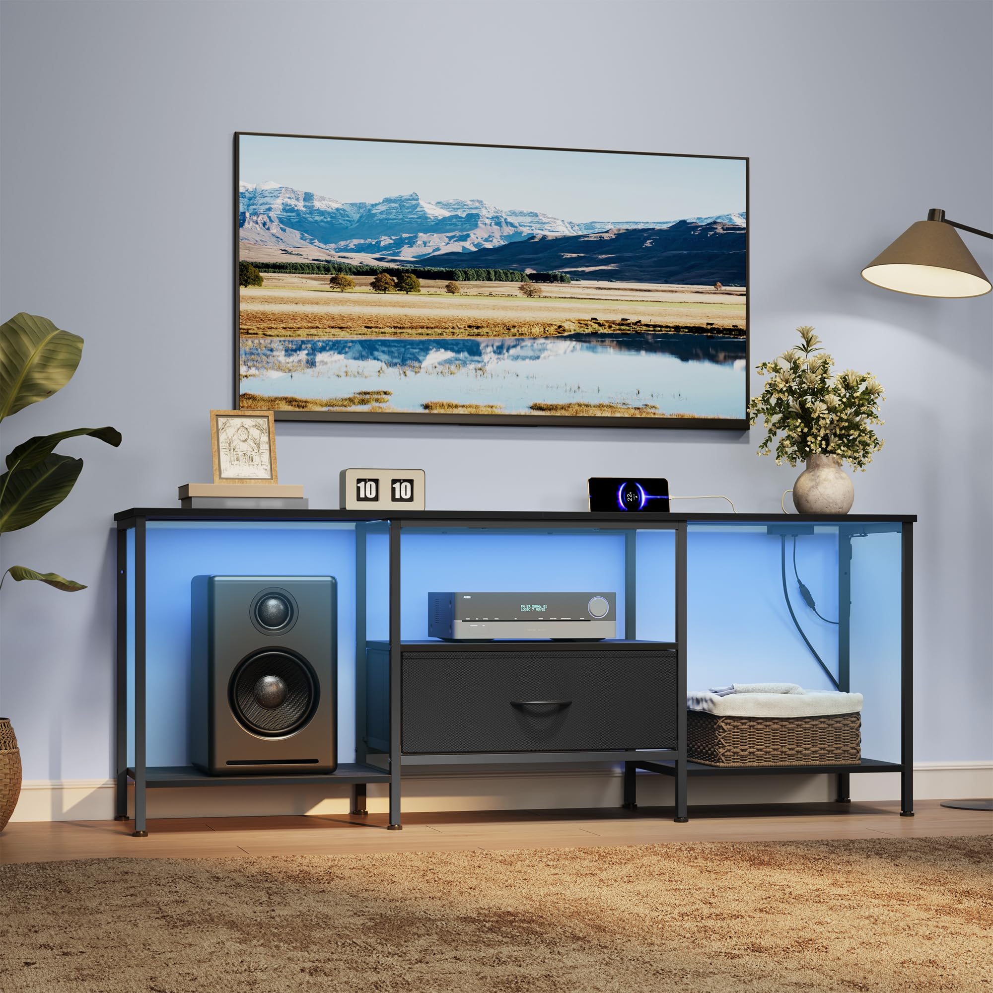 Best 60 Inch TV Stand Picks for 2026 5 SONGMICS BELLAH Collection - TV Stand for TVs Up to 70 Inches, Media Console Tab — product photo