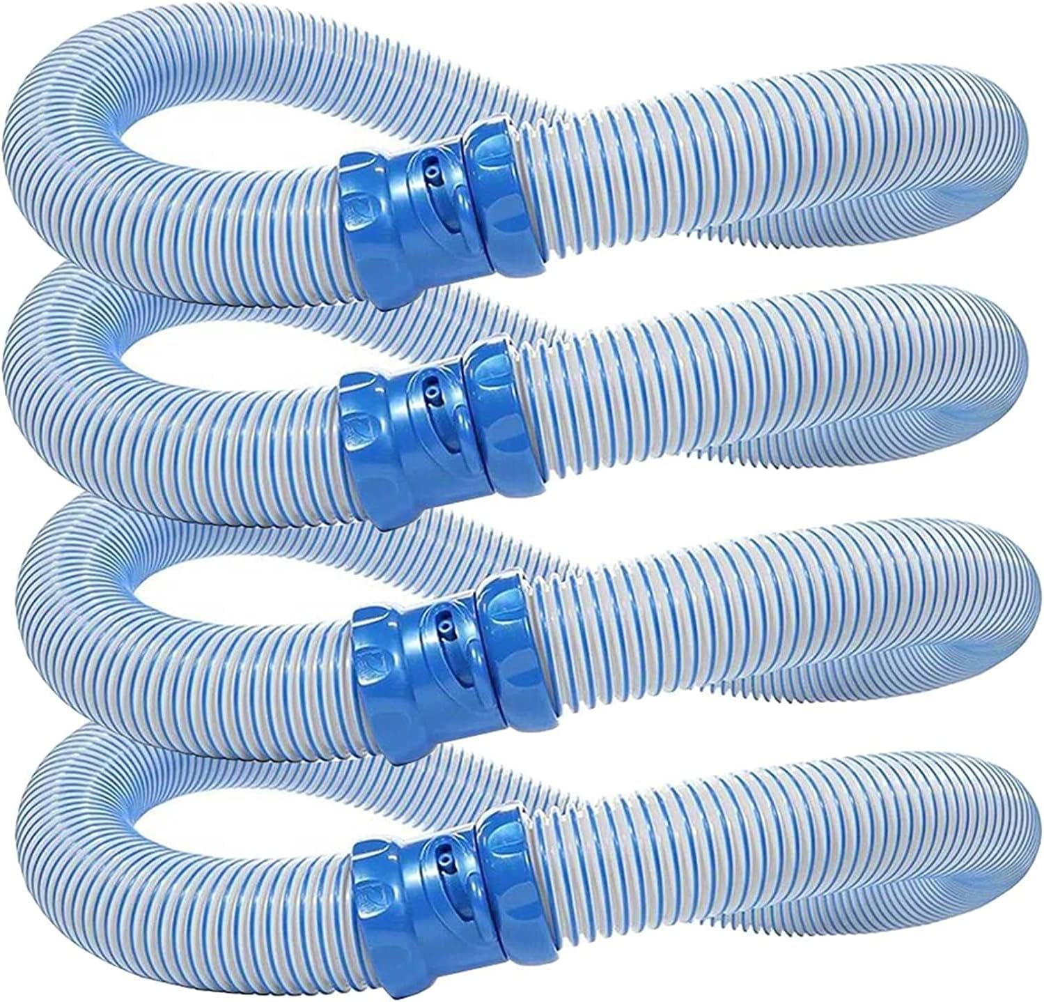 Pool Systems R0527700 1-Meter Twist Lock Hose Replacement Kit, Compatible with Zodiac X7 T3, T5, Mx6 Mx8, Cleaner Hose for Swimming Pool,4PCS