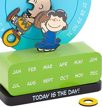 Amazon.com : Hallmark Peanuts Magnetic Perpetual Calendar (Charlie