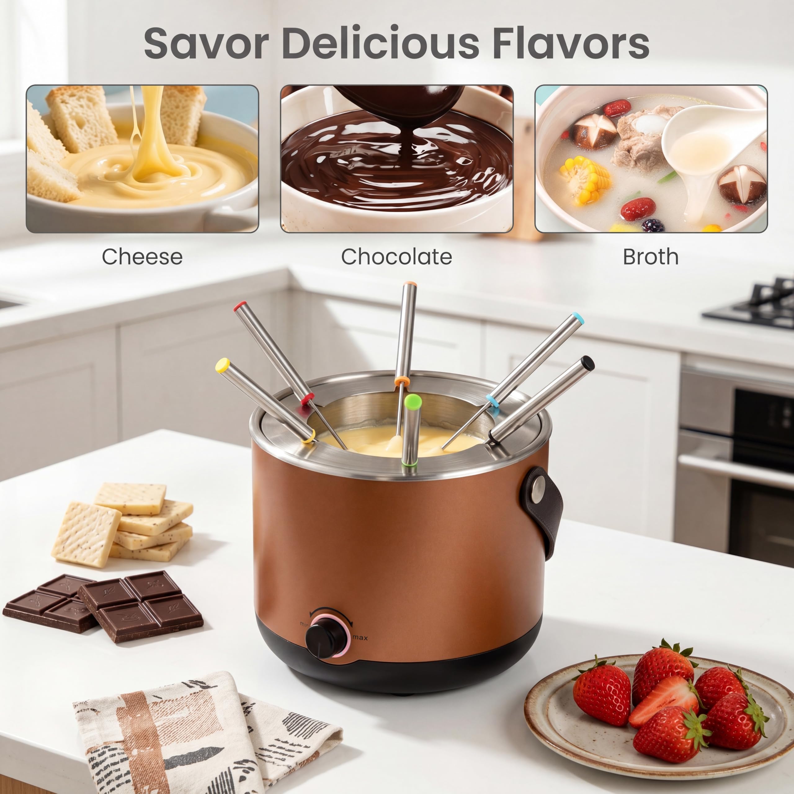 GIANTEX Appareil a Fondue