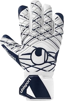 uhlsport | Supersoft HN 2025 | Goalkeeper Gloves | White/Navy/Silver