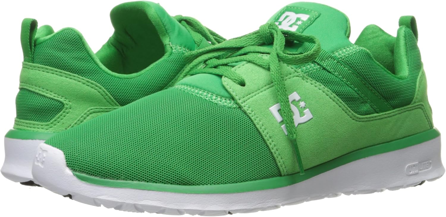 DC Men's Heathrow Casual Skate Shoe 5 Green