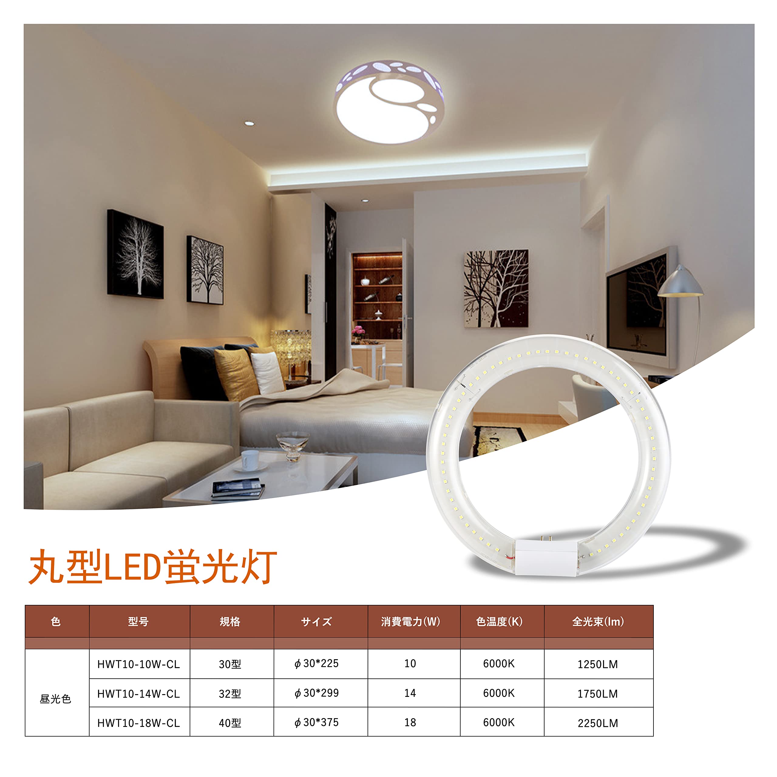 3個セットLED 丸型 (FCL) 30形+40形 昼白色 シーリング用 蛍光灯
